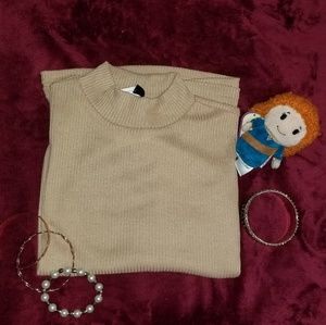 NEW Tan Polo Neck Sweater